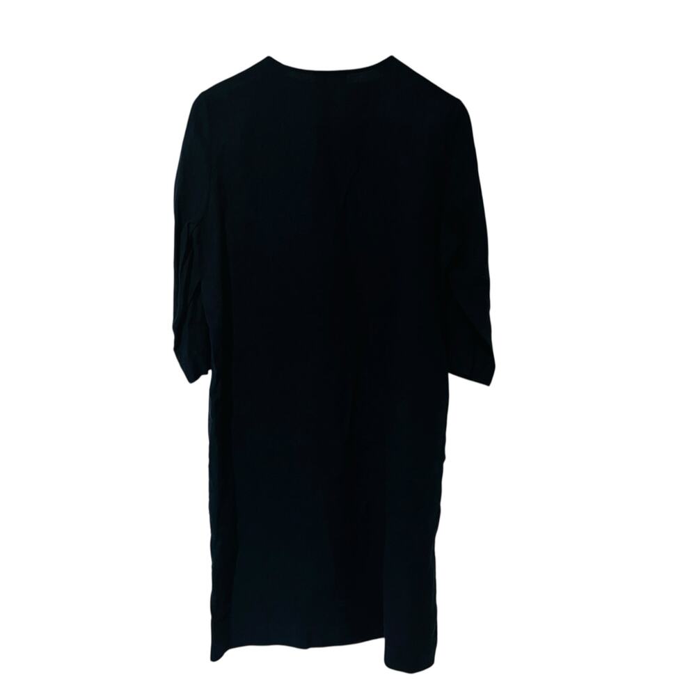 Pure Collection Linen Colorblock Bib Kaftan Dress Size 6 Multicolor - Picture 2 of 9